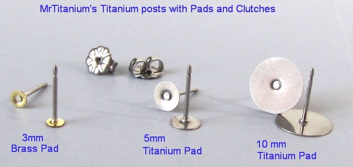 Titanium Posts with Pads