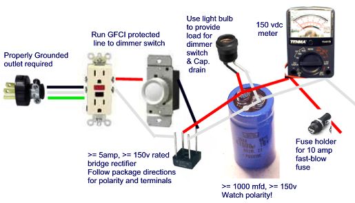 diagram for building your own titanium anodizer