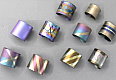 Click for details about Unique Anodized Titanium ear cuffs 