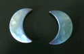 Click for details about Small Crescent Moon Post Earrings 